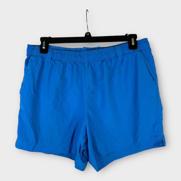Columbia Womens size XL 5” PFG Backcast Water Shorts Nylon Blue 1835911 - Picture 1 of 6